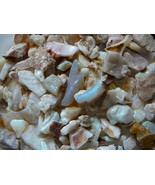 (O-290-9) 3 oz blue red green Coober Pedy opal chips specimen stone Aust... - $3,322.14 MXN