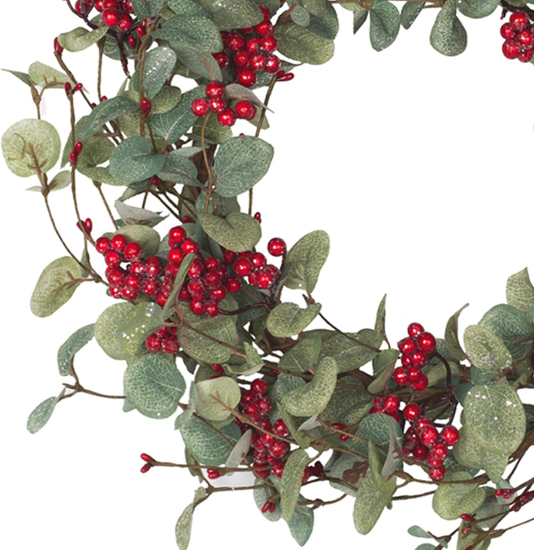 18 Inch Christmas Wreath Christmas Decorations with Berries Winter Wreath Item image 3