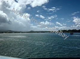 1970 Big Clouds from Boat view Pearl Harbor Shore Hawaii Kodachrome 35mm Slide - £4.27 GBP