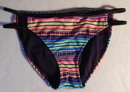 NEW Arizona Mix &amp; Match Swimsuit Bottom Black Multi Size: XL NWT Retail $36 - £10.21 GBP