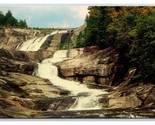Toxaway Falls Western North Carolina Nc Unp Cromo Cartolina U12 - £3.17 GBP