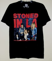Guns N Roses Concert Shirt L.A Coliseum 1989 Stoned In LA Single Stitched LARGE - £321.70 GBP
