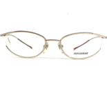 Fendissime Eyeglasses Frames MOD.VFE 036M COL.349 Gold Round Semi Rim 50... - $55.88