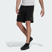 Adidas Men&#39;s TIRO Sweat Shorts Black-Olive  MSRP $35.00 &quot;Large&quot; - £17.49 GBP