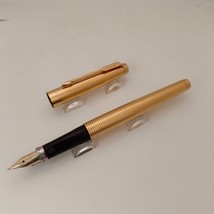Parker 75 Insignia Gold Plated Fountain Pen Made in USA - £154.66 GBP