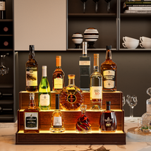 LED Bar Shelf: 24&quot; Illuminated Bottle Display - $117.99