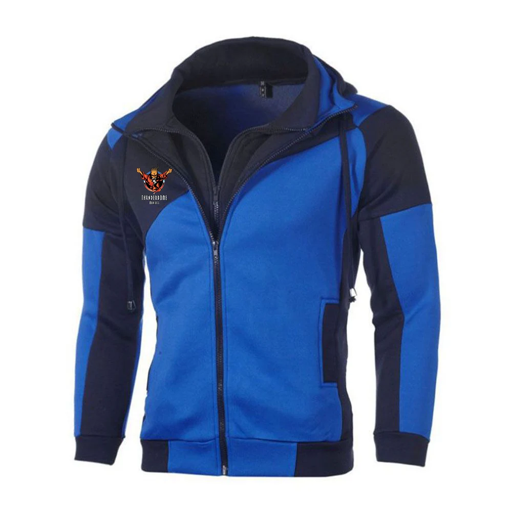  New Men&#39;s Thunderdome Printed Cotton Zip Jacket Sweatshirt Casual Hoodie Haraju - £134.77 GBP