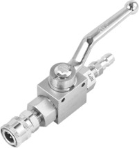 Tool Daily High Pressure Washer Ball Valve Kit, 1/4 Inch Quick Connect, 4500 PSI - £37.76 GBP