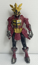 Power Rangers Super Samurai shogan Red Ranger 4.5&quot; Action Figure Toy Bandai - £6.09 GBP