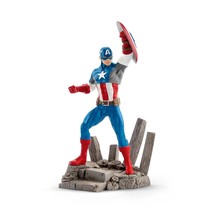 Marvel - Captain America Diorama Character Figure by Schleich - £15.07 GBP