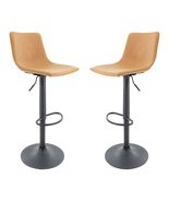 LeisureMod Tilbury Modern Adjustable Height Bar Stool Kitchen Island Sto... - $3,961.70 MXN