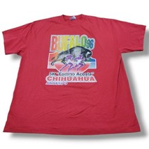 Vintage Hanes Shirt Size XL 1996 5K Race Bufalo Chihuahua, Mexico Graphic Print  - $40.42