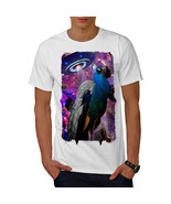 Wellcoda Bird Mars Space Fantasy Mens T-shirt, Space Graphic Design Prin... - £14.74 GBP+