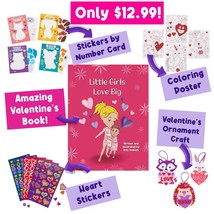 Valentine&#39;s Package for Toddlers - New Book/Ornament/Stickers/Card/Poster - £9.71 GBP