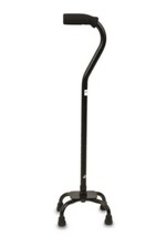 Equate Quad Cane with Small Base, Holds Up to 300 Pounds, Universal - £19.99 GBP