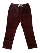 J Crew Pants Mens Large Corduroy Brown Sportsman Outfitter Drawstring Elastic - $35.23