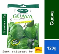 Guava Dried Snack Nutri Snack High Fibre Vitamin C Natural Preserved 120gx16 pck - £102.79 GBP