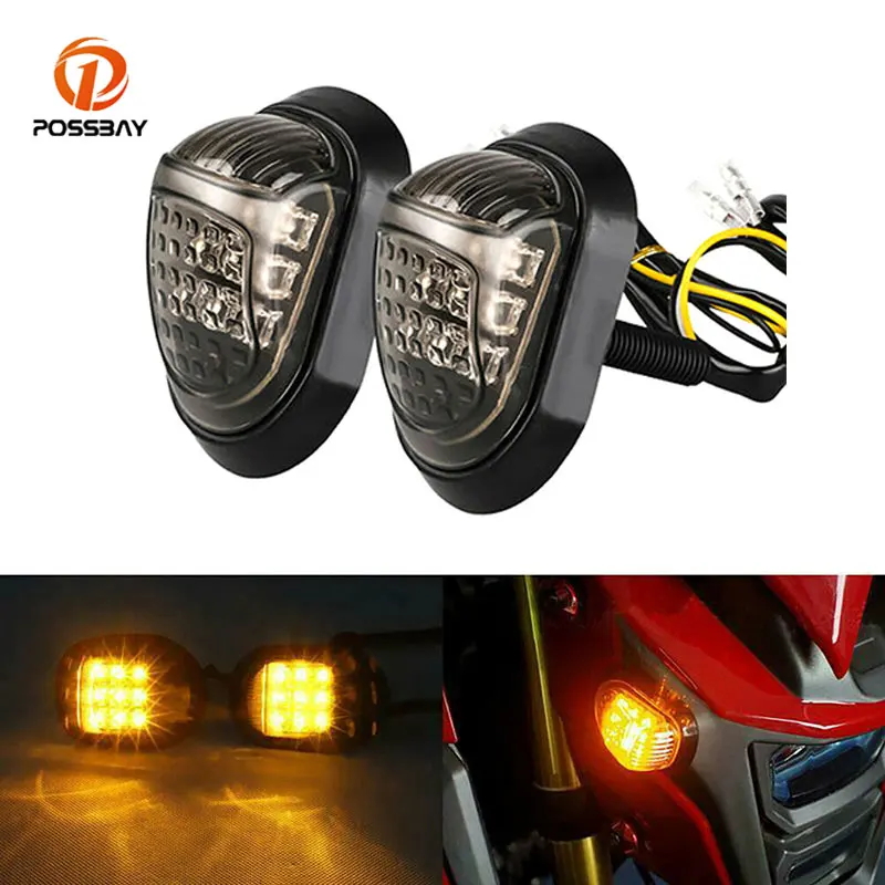 LED Turn Signals Light Shift 1Pair Universal Motorcycle Accessories Turning Lamp - £145.58 GBP