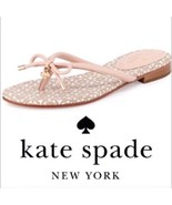 Kate Spade New York Sandal Women&#39;s Mistic Bow Detail Flat T-Strap Thong ... - £65.70 GBP