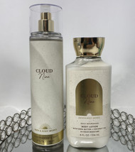 Bath &amp; Body Works Cloud Nine Fragrance Body Mist &amp; Body Lotion 8 fl oz S... - $26.24
