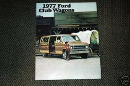 1977 Ford Club Wagons Brochure - $1.50