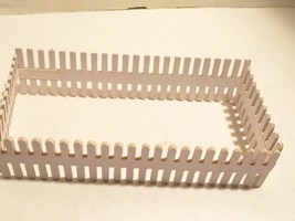 WOODEN FENCE-  2&quot; HIGH X 9&quot;  2 SECTIONS- BROKEN ENDS - M54 - $4.18