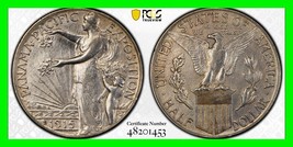 1915-S Panama-Pacific 50¢ Half Dollar Commemorative PCGS Silver AU Detail - £311.10 GBP