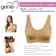 As Seen On TV Dream by Genie Bra - Padded -  Nude - Large  (Bust 37-40) - £7.85 GBP