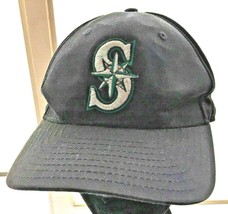 New Era Genuine Merchandise Seattle Mariners Cotton Hat Cap Blue SnapBack - £5.47 GBP