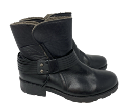 Gabor Women&#39;s Bootie Black Leather Size UK 4.5, Fits US 6.5 - $43.69