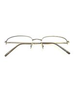 Flexon Eyeglasses Frames 606 LT GUNMETAL Silver Rectangle Half Rim 54-19... - $56.43