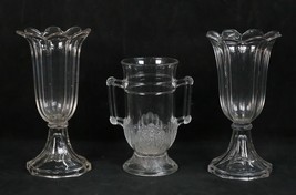 3 Pieces Pressed Glass - $69.70