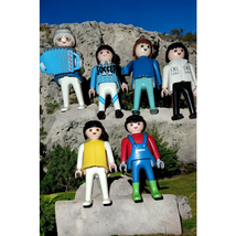 1970s Geobea Playmobil mid-century action figures! Highly collectible! - £33.31 GBP