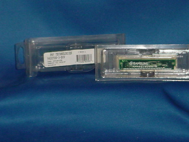COMPUTER 2 RAM Memory Chips PNY Technologies 940070S-3-BXV 4MB each 3 Chip - $5.44