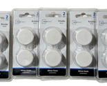 5 Packs Of 2 Mainstays Knobs White Finish Hardware Included Easy Install - $23.99