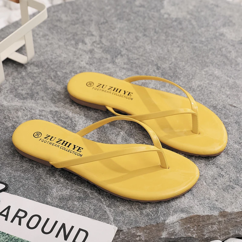 2024 Women&#39;s Summer Flip Flops Fashion Candy Color Women Jelly Slippers Beach Sl - £34.40 GBP