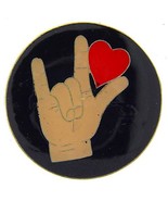 I Love You Sign Language Pin 1&quot; - £7.04 GBP