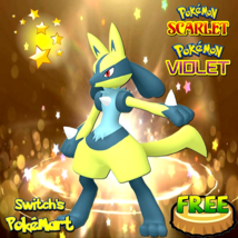 Lucario Event Indigo Disk - Shiny Lucario Mystery Gift with Gold Bottle Cap - £2.29 GBP