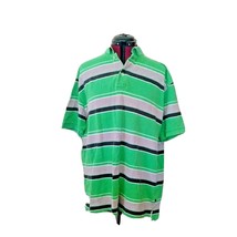 Gap Polo Shirt Multicolor Men Size XL Striped Classic Fit Side Split - £13.20 GBP