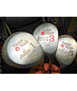 3 Taylor Made Iron Metal Wood Golf Clubs 1-10.5*, 3-14*, 5-21* Loft Lot R/H - $29.69