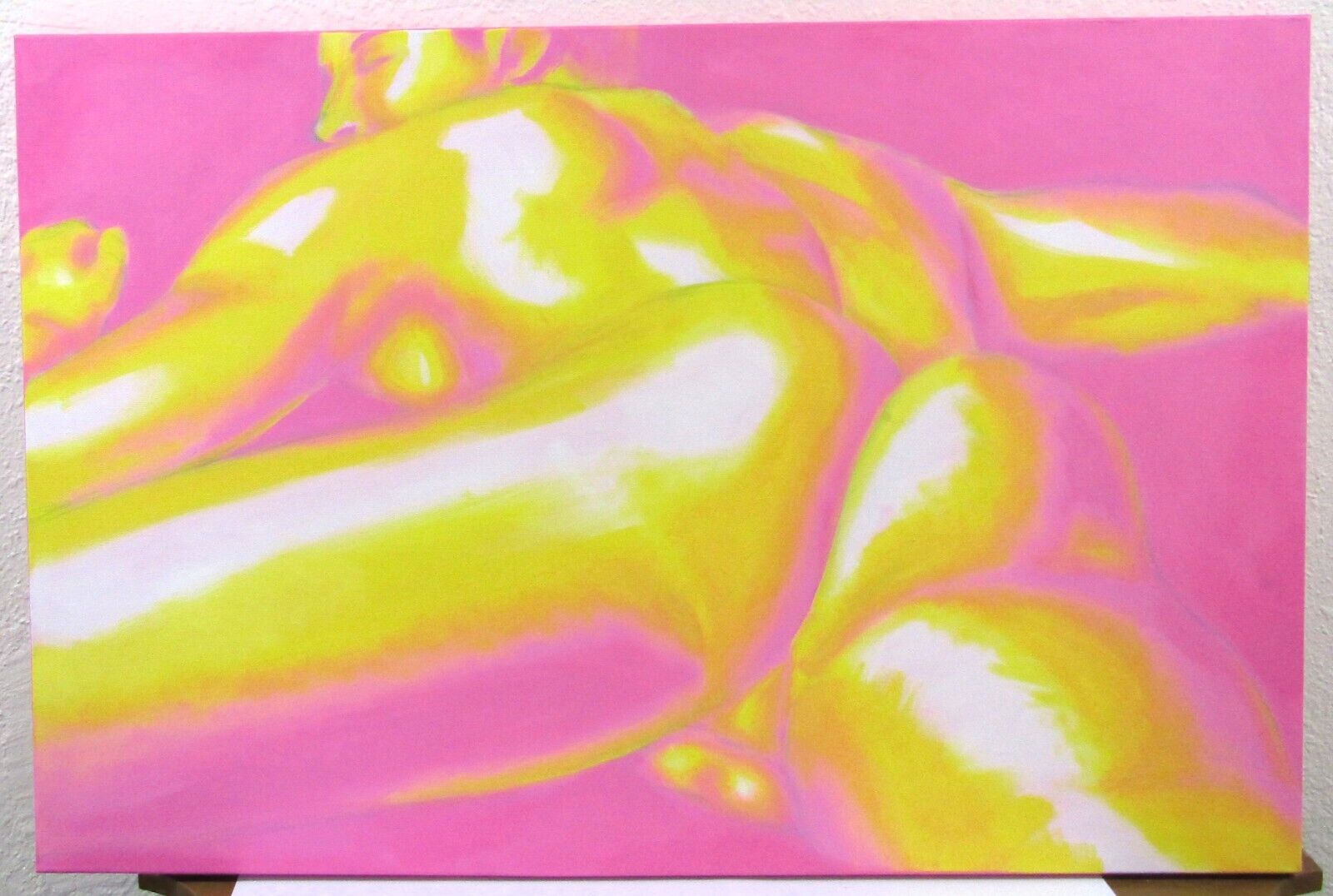 Primary image for Zephyr Salz "Nude in Plumeria" Painting on Canvas