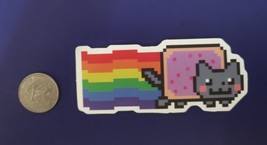 Nyan Cat With Rainbow Sticker Decal - £3.59 GBP