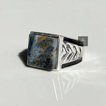 Natural Pietersite Ring, 925 Sterling Silver, Statement Ring, Husband Gift Ring - £96.87 GBP