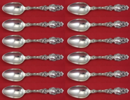 Lily by Whiting Sterling Silver Teaspoon Set 12 pieces 5 7/8" - $1,324.70 CAD