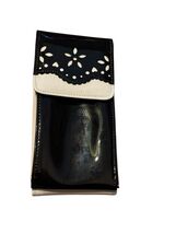 VTG Avon Travel Tote Carryall Bag 1997 Black White Bandana Small Eyeglas... - $11.87