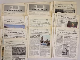 LOT 1960-69 vintage 36pc FREEMASON NEWSLETTERS conshohocken pa HOWARD P ... - $42.08