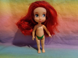 Disney Store Animators Little Mermaid Ariel 5&quot; Doll Nude - £3.90 GBP