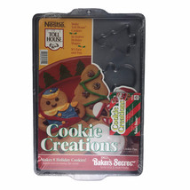 Ecko Nestle Toll House Christmas Cookies Gingerbread Snowman Non Stick Bakeware - £16.41 GBP