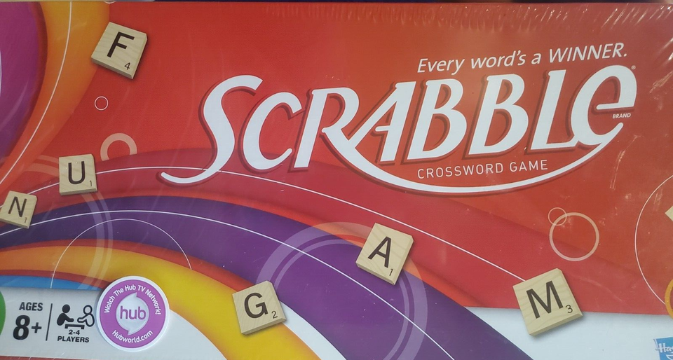 NEW SCRABBLE Board Game Crossword Family Game Night Hasbro Sealed Box 20... - $18.69