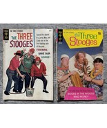 VINTAGE LOT of 2 Gold Key The Three Stooges Comic Books [1965-1971] #21 ... - $19.79